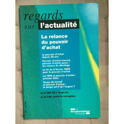 Regard sur l'actualité La relance du pouvoir d'achat n341 juin 2008