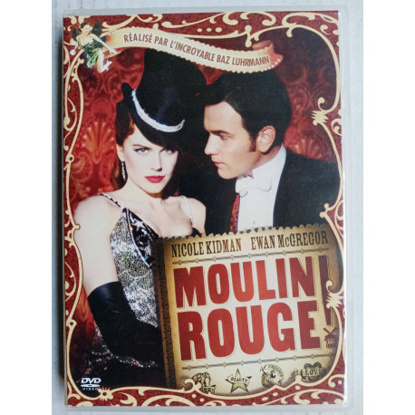 Moulin Rouge Nicole Kidman Ewan McGregor DVD simple