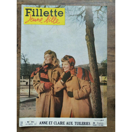 Fillette jeune fille n591 14 Novembre 1957