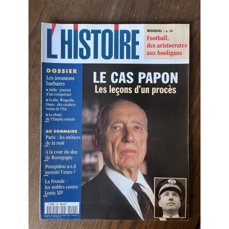 L'Histoire N222 Le Cas Papon