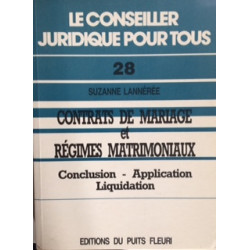 Contrats de mariage et régimes matrimoniaux : Conclusion...