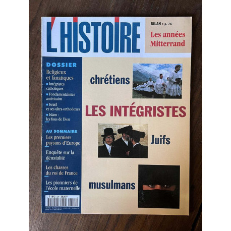 L'Histoire N224 Les intégristes