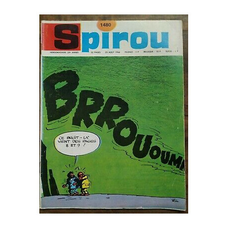 Spirou Nº 1480 25 Août 1966