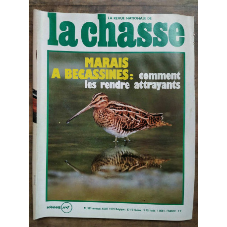 La revue nationale de La Chasse n383 Août 1979