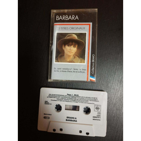 K7 Audio : Barbara - 23 Titres Originaux