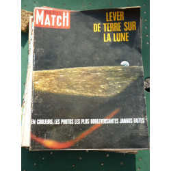 PARIS MATCH n1027 du 11 janvier 1969lever de terre sur la Lune...