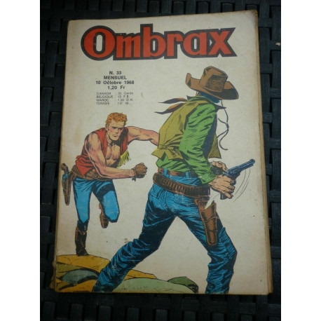 Ombrax mensuel n33 Les mexicains du désert Editions lug Octobre 1968