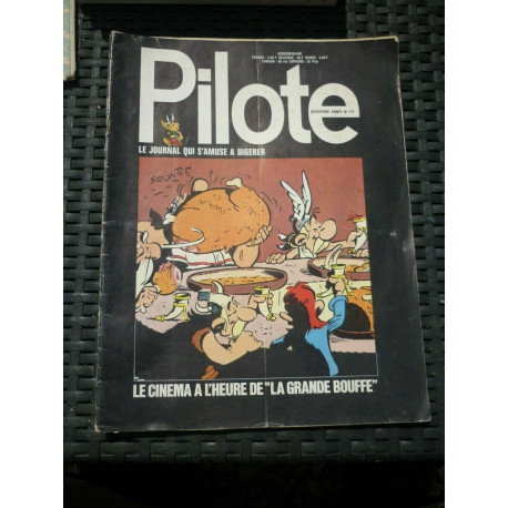 Pilote le journal qui s'amuse à digérer N711 Cinéma La Grande Bouffe
