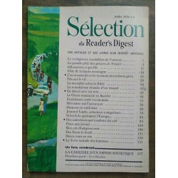 Sélection du Reader's Digest Juillet 1970