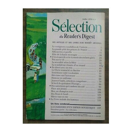 Sélection du Reader's Digest Juillet 1970
