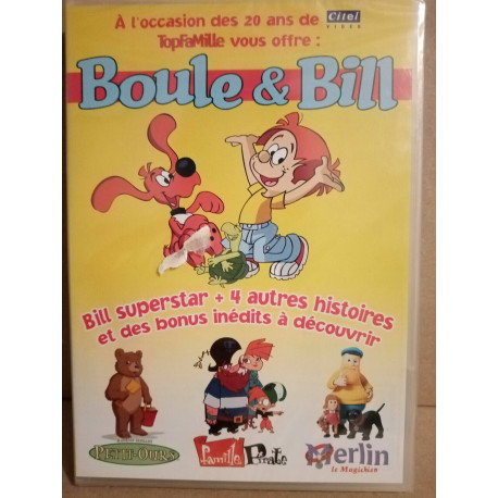 Boule Bill Bill Superstar 4 Autres histoires DVD Neuf sous blister
