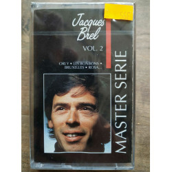 Master Serie - Jacques brel Vol 2 Cassette audio-k7 NEUVE SOUS BLISTER