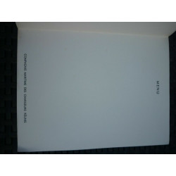 Carte de menu vierge de la Compagnie Maritime des Chargeurs Réunis