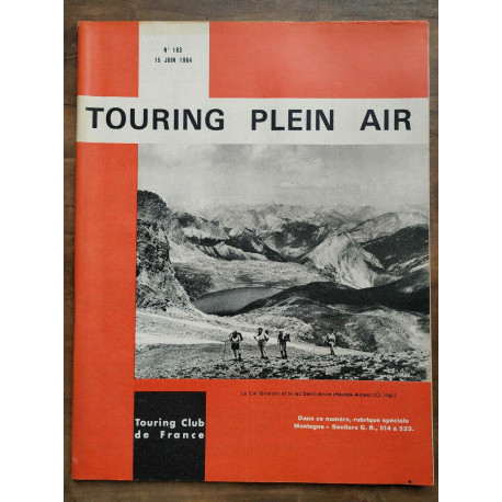 Touring Plein Air n193 Juin 1964 Touring club de France