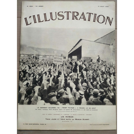n4826 31 Août 1935 La Petite Illustration n738 31 Août 1935