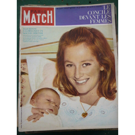PARIS MATCH n 761 du 9 novembre 1963 Nouvel héritier princesse Paola
