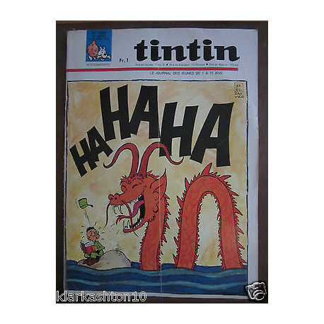 Tintin le journal des jeunes de 7 a 77 ans N1009