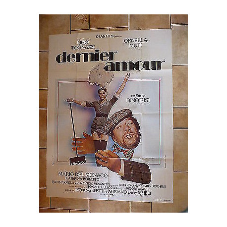 Affiche 120 X 160 DERNIER AMOUR de Dino Risi Ornella muti Ugo Tognazzi