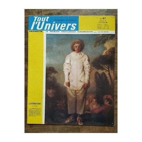 Tout l'Univers Nº 87 hachette 12 au 19 Juin 1965