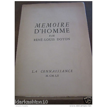 Mémoire d'homme