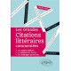 Les Grandes Citations Littéraires Commentées