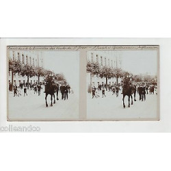 Vue Stéréoscopique Stéréo Bénédiction de la bannière du cercle...