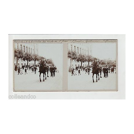Vue Stéréoscopique Stéréo Bénédiction de la bannière du cercle...