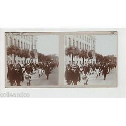 Vue Stéréoscopique Stéréo Bénédiction de la bannière du cercle...