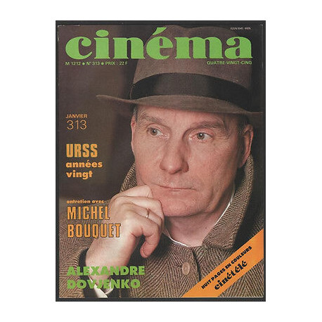 Revue CINEMA n313 Janvier 1985 Cinéma Sovietique