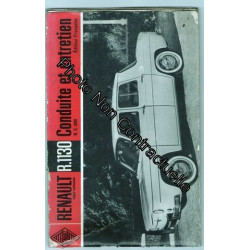 Manuel Renault Regie Nationale N° 0 : Renault R 1130 Conduite Et...