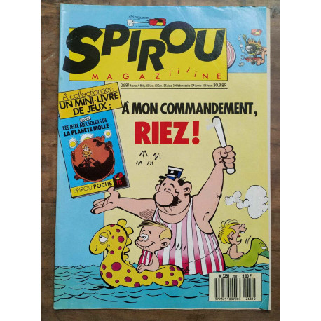 Magazine Spirou n2681 Août 1989