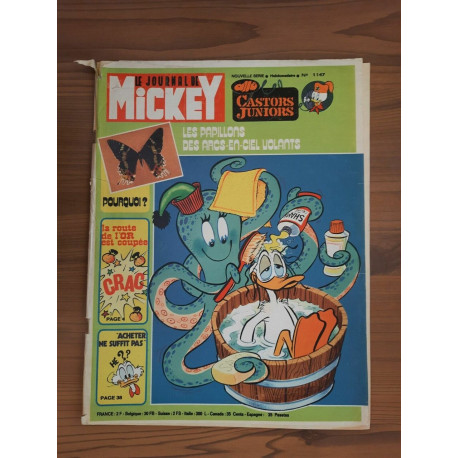 Le Journal de Mickey Nº 1147 1974