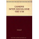 Cahiers inter.sociologie 1993 v.094