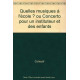 QUELLES MUSIQUES A L ECOLE (Ancienne Edition)