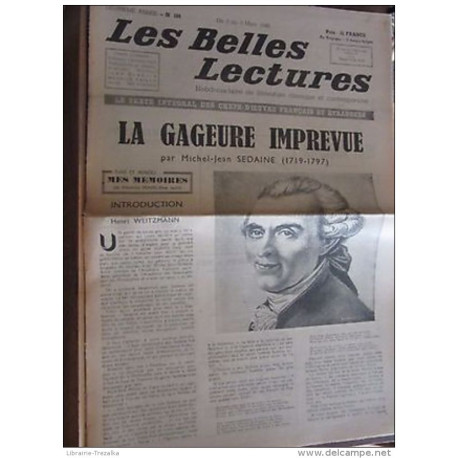 la Gageure imprévue