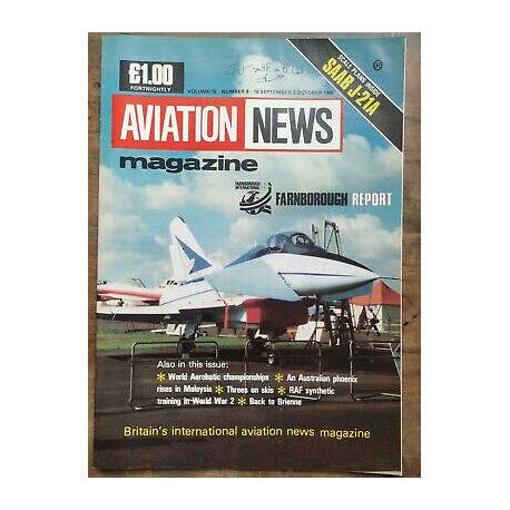 Aviation News Magazine vol 15 Nº 9 18 September 2 October 1986