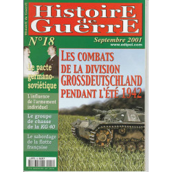 Histoire de Guerre n 18 Septembre 2001 Les combats division...