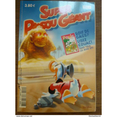 SUPER PICSOU GEANT N°109 / Disney Hachette Presse 05-