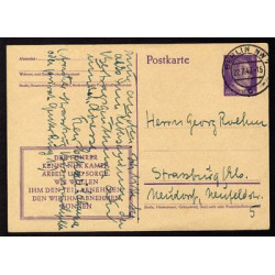 Ganzsache 6 pf. Cachet BERLIN NW C du 220743