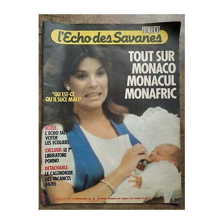 L'echo des Savanes Nº 4 14 au 20 Septembre 1984