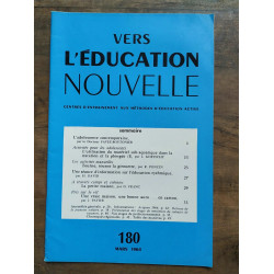 Vers l'éducation nouvelle n180 Mars 1964