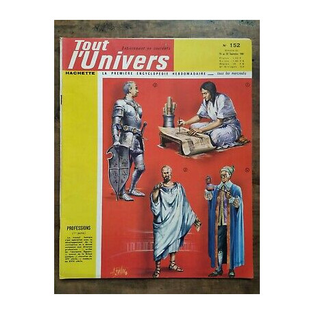Tout l'Univers Nº 152 hachette 16 au 23 Septembre 1964