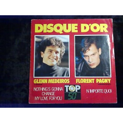 Disque d'or Glenn medeirosnothing's gonna change florent pagny...