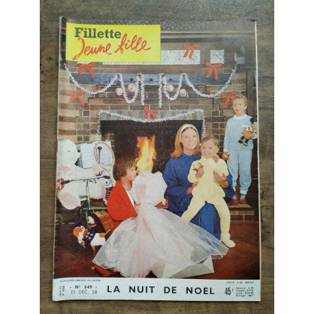 Fillette jeune fille n649 25 Décembre 1958