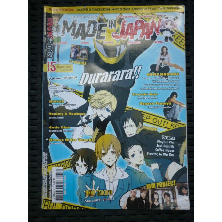 Made in Japan n15 octobre 2010 Jam project playful kiss durarara