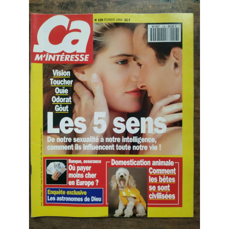ça m'interesse n156 Février 1994 Les 5 sens