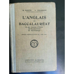 M. Racès G. D'hangest L'anglais au Baccalauréat Hachette