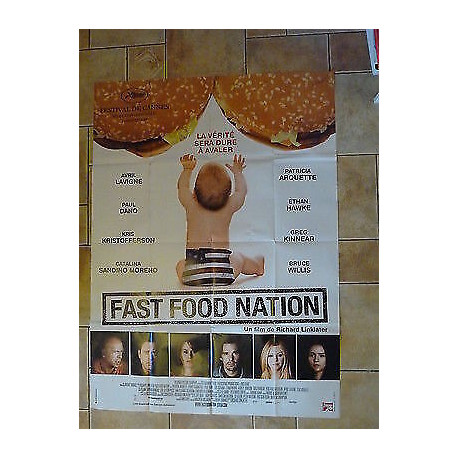 Affiche 120 X 160 FAST FOOD NATION de Richard Linklater Bruce Willis