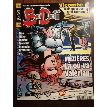 BoDoï n78 Mèzières Là oú va Valérian Octobre 2004
