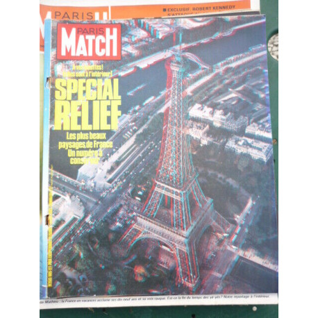 PARIS MATCH n1805 du 30 décembre 1983 spécial relief Tour eiffel...